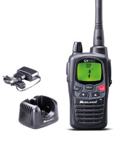 Midland G9 Pro Nera Radio PMR446 LPD IPX4
